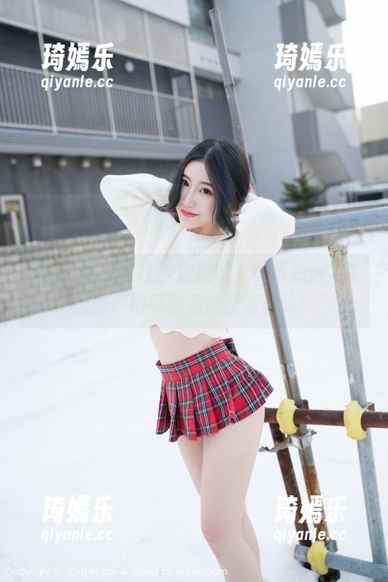 MiStar魅妍社-黄乐然 MiStar魅妍社 - 别眨眼,黄乐然这全套制服原图可都是诚意满满的!
