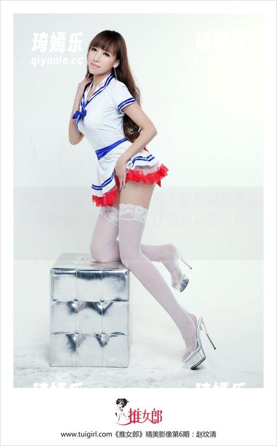 TuiGirl推女郎 - 有没有人能拒绝赵纹清的双马尾？套图分享，让我对马尾重新认识！