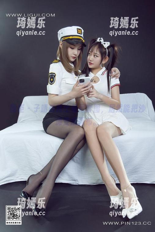 丽柜-子晴 丽柜 - 子晴最新比基尼套图,居然能把沙滩变成画布。